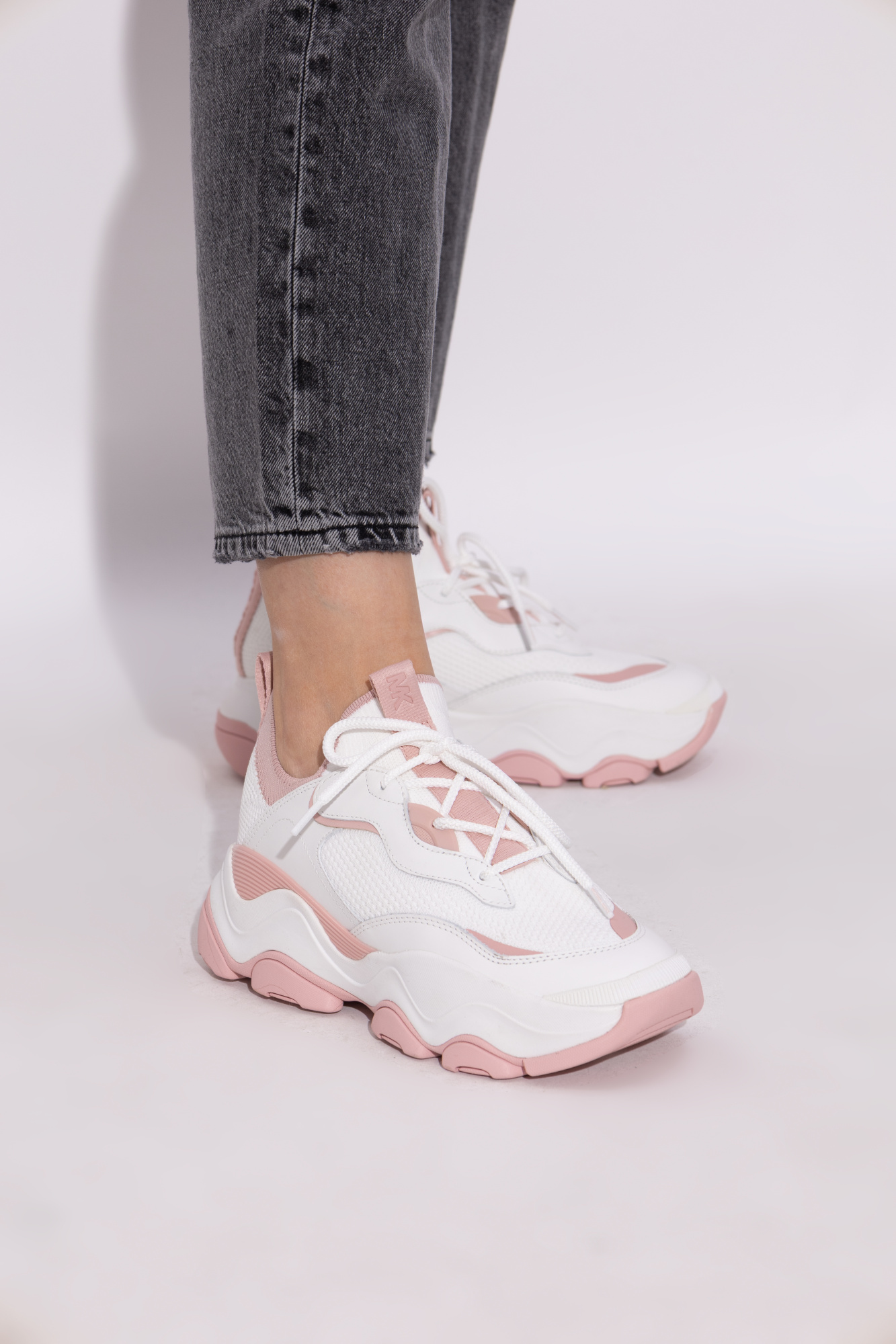 スニーカー Michael By Michael Kors Atlas Leather Sneaker Atlas Mesh and Suede Trainer | Michael Kors [US]